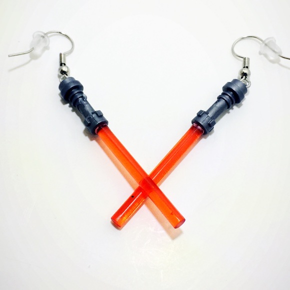 Star Wars lightsaber earrings - Picture 1 of 5